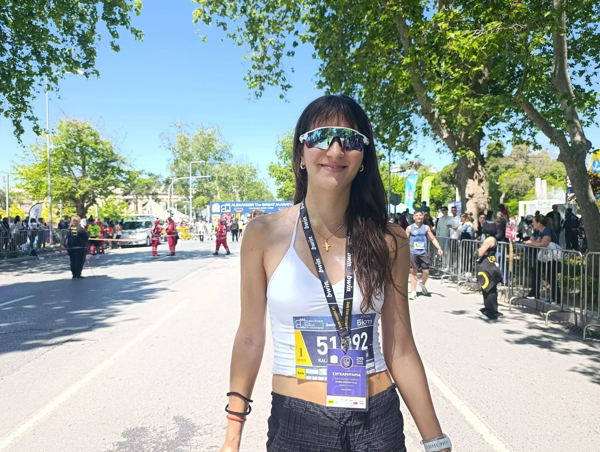 Βασιλική Καλλιμογιάννη, αθλήτρια Ηρακλή, νικήτρια στα 5χλμ