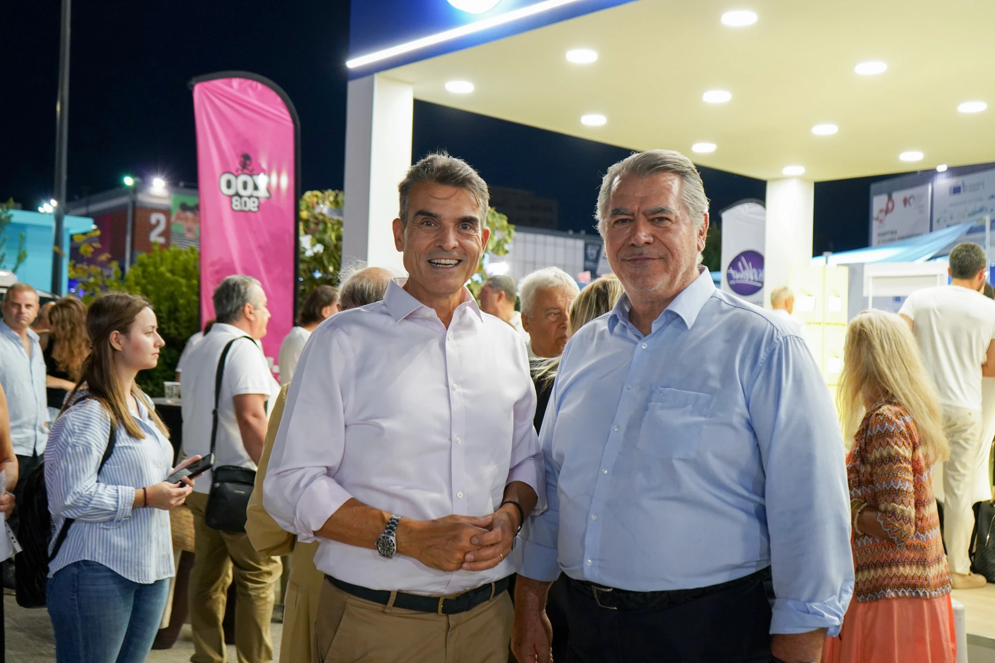 O Βουλευτής της Νέας Δημοκρατίας, Δημήτρης Κούβελας, και ο Παύλος Ανδρώνης