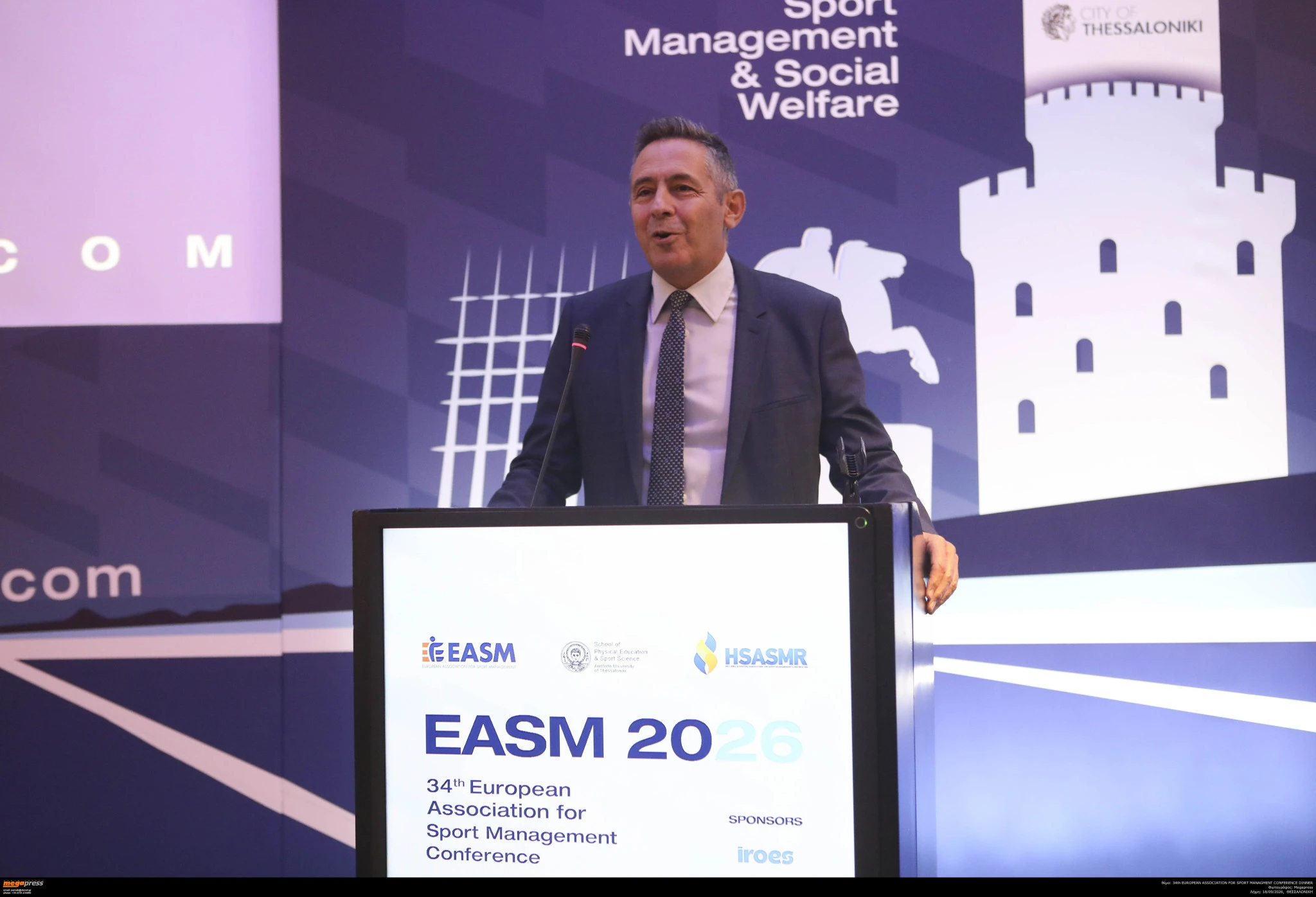 Ο Επικεφαλής της Οργανωτικής Επιτροπής του EASM ‘26, Γιώργος Τζέτζης