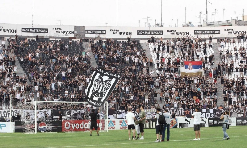 Εικόνα από το φιλικό του 2008 στην Τούμπα