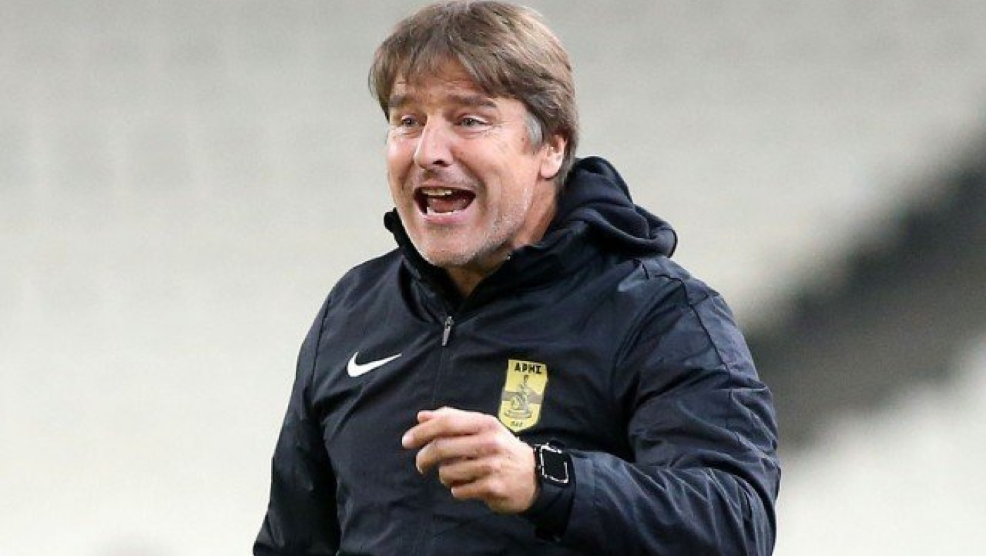 Η πρώτη     αντίδραση του Ενινγκ μετά το 1-1 στο ΟΑΚΑ