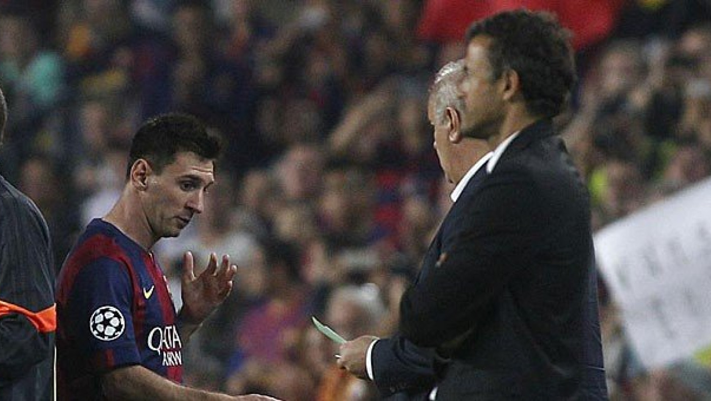 Συνάντηση Μέσι - Λουίς Ενρίκε - αρχηγών 