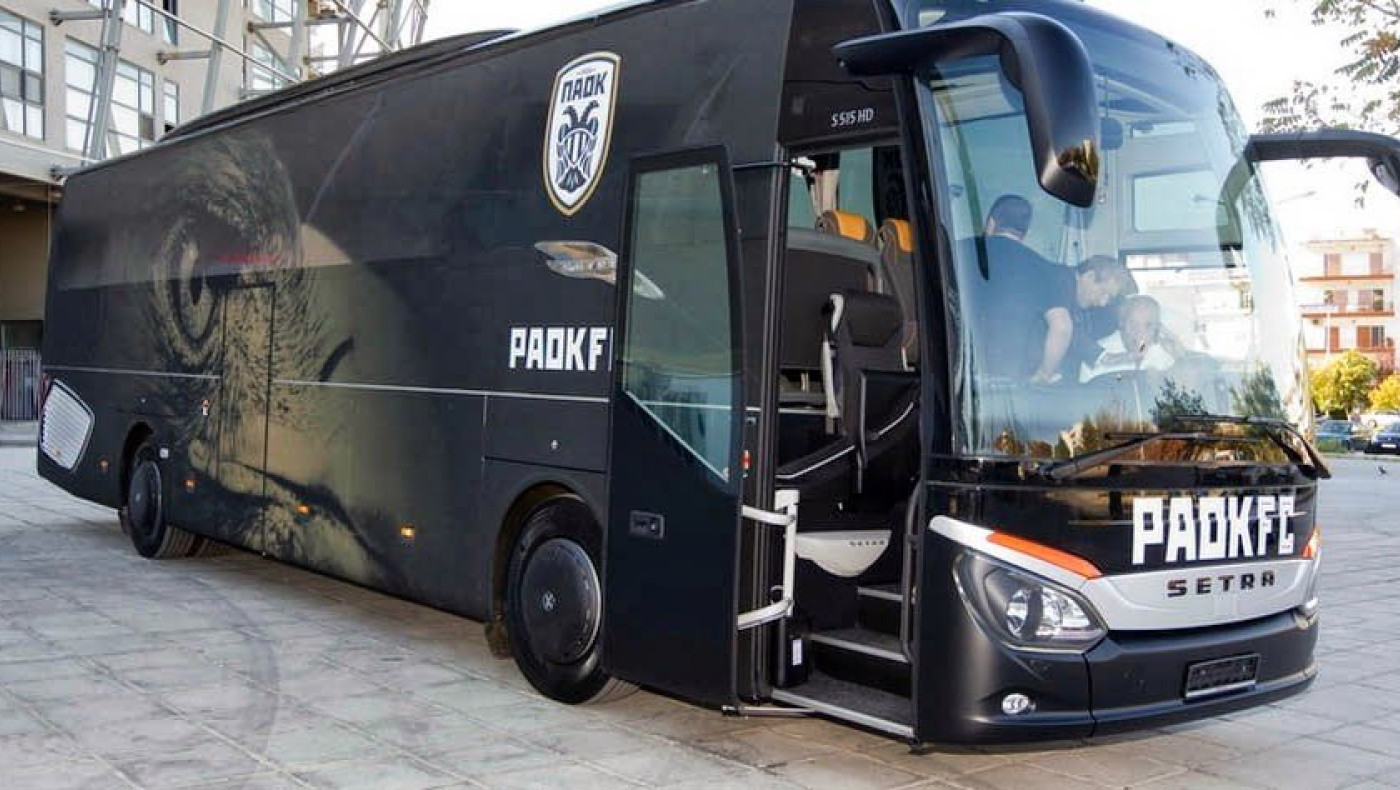 Τράκαρε το λεωφορείο