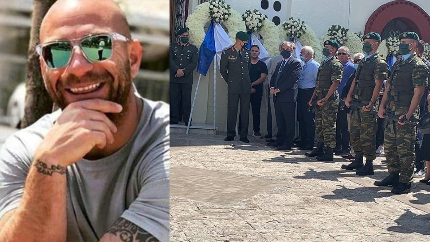 Θρήνος στην κηδεία του αλεξιπτωτιστή που σκοτώθηκε μετά από πτώση