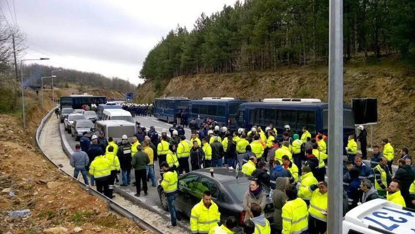 Ένταση και επεισόδια στις Σκουριές