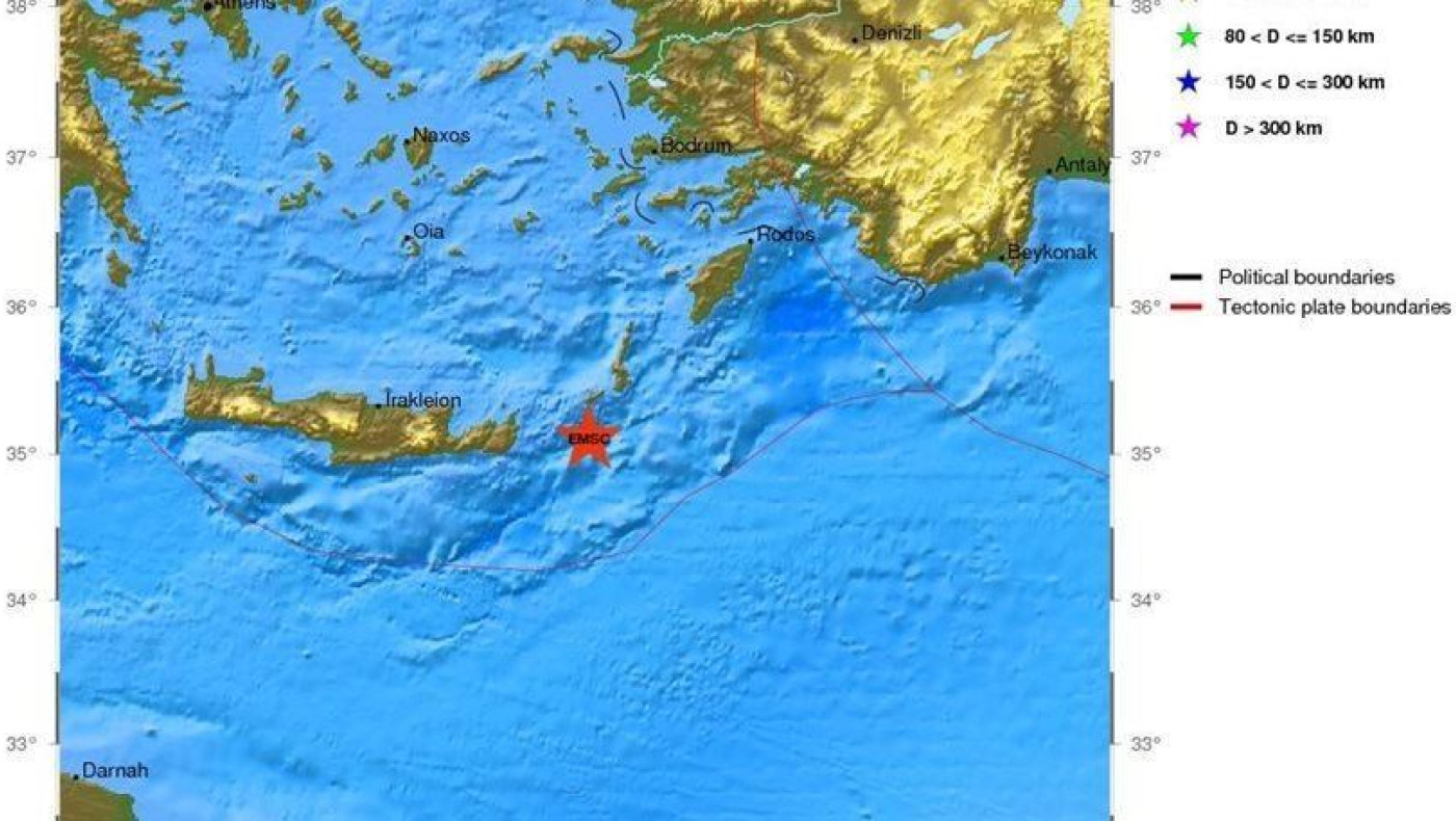 Σεισμός 6.2 ρίχτερ στην Κρήτη
