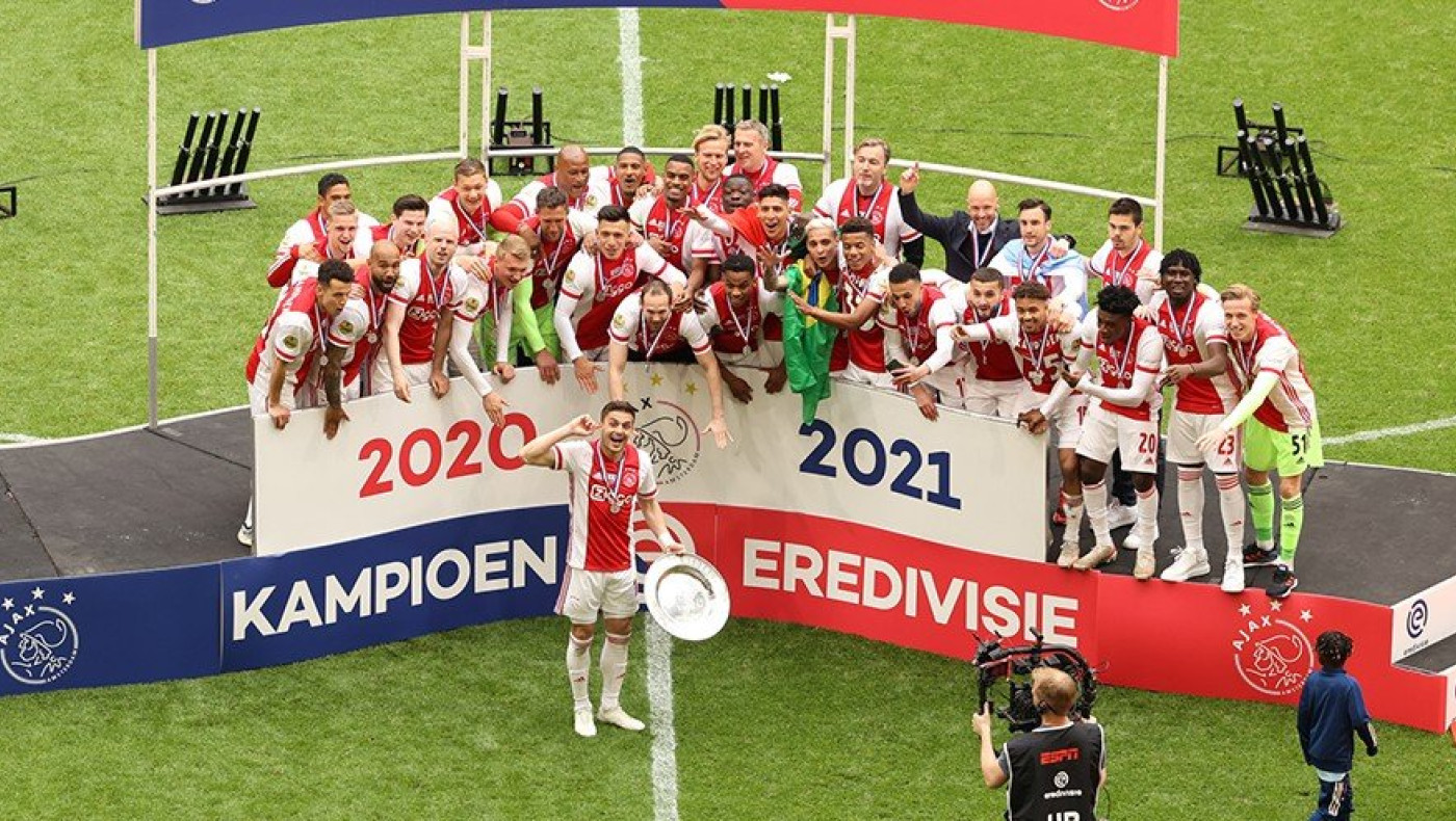 Ο Άγιαξ πανηγύρισε την κατάκτηση του 35ου πρωταθλήματος της ιστορίας του