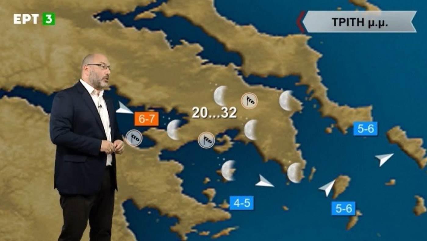 Αρναούτογλου: «Υψηλές θερμοκρασίες την Τρίτη, πότε και πού χαλάει ο καιρός»