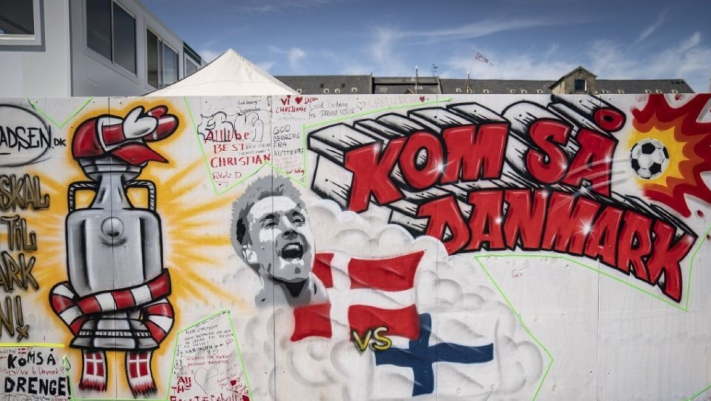 Euro 2020: Γκράφιτι για τον Έρικσεν στους τοίχους της Κοπεγχάγης!