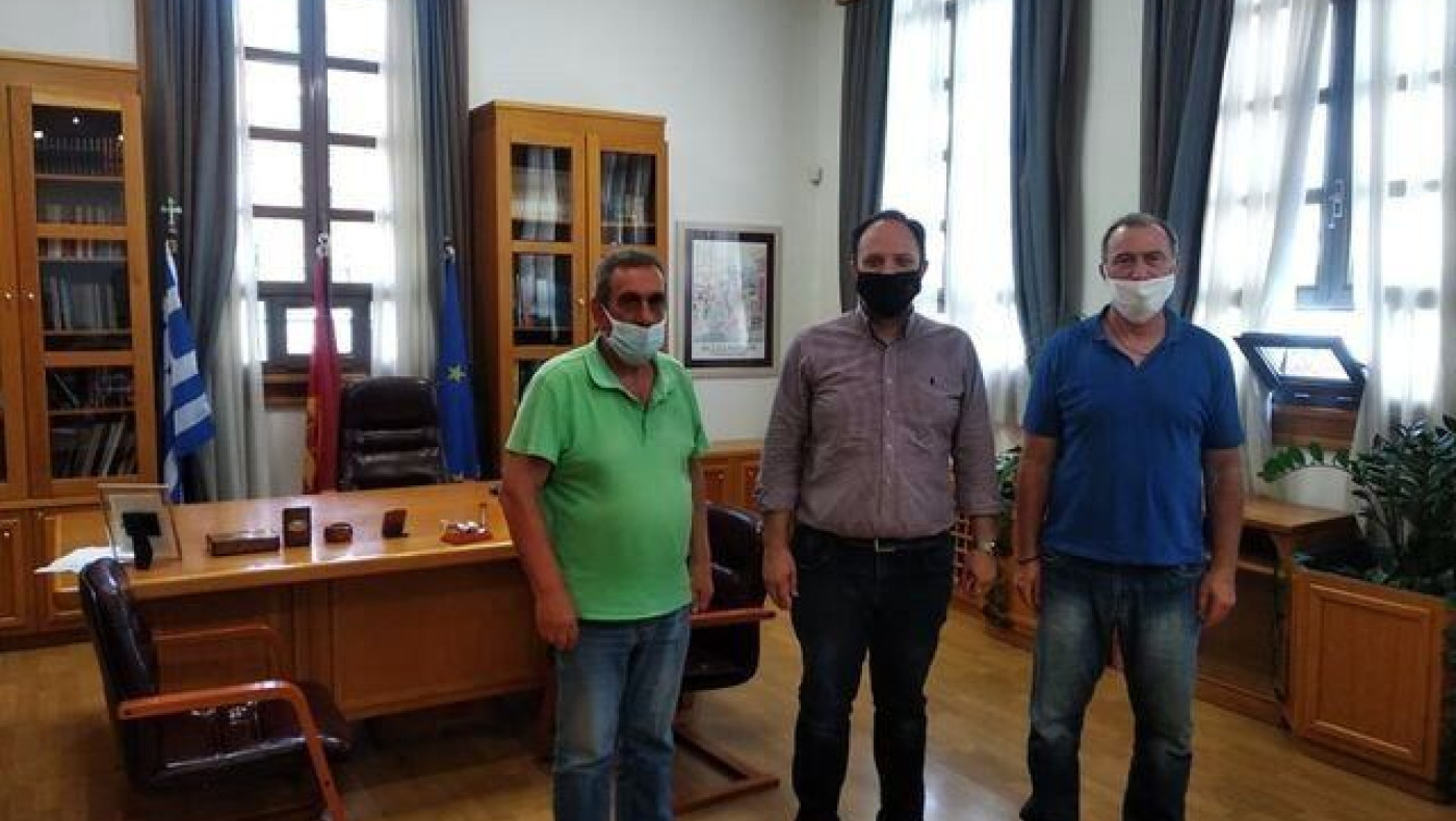 Συνάντηση με τον δήμαρχο Καλαμαριάς