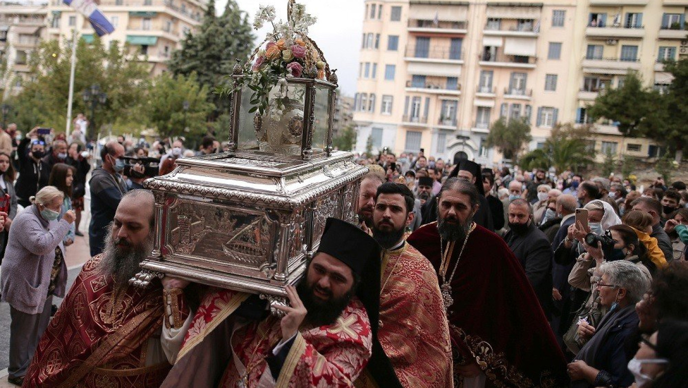 Ι.Ν. Αγίου Δημητρίου: Κανονικά και με την παρουσία πιστών η Λιτανεία του Πολιούχου της Θεσσαλονίκης