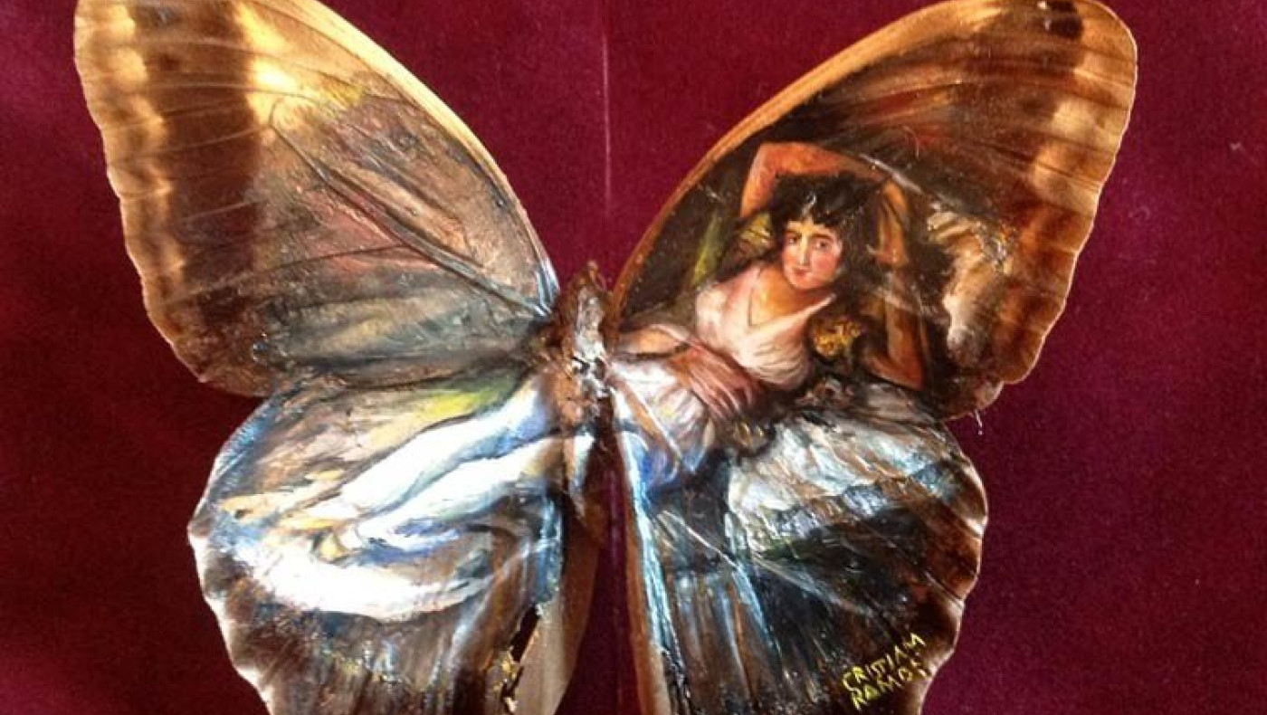 Κλασικοί πίνακες πάνω σε φτερά πεταλούδας