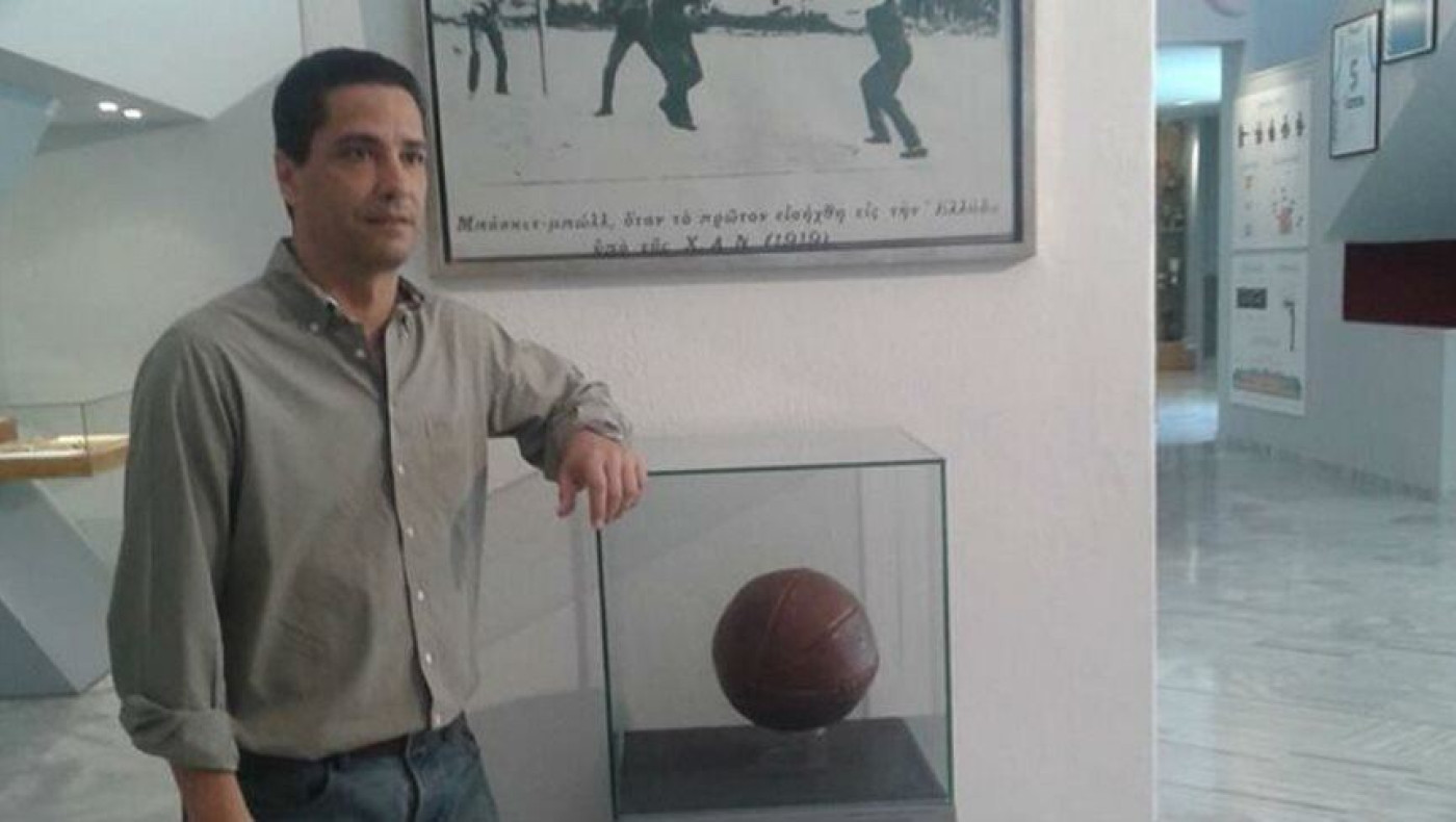 Ο Σφαιρόπουλος στο μουσείο της ΧΑΝΘ