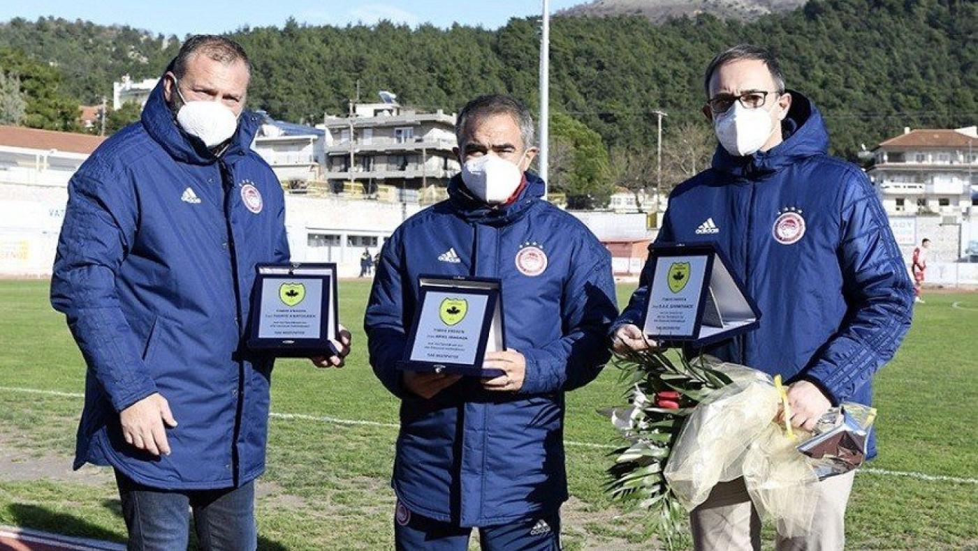 Βραβεύτηκε για την προσφορά του στο ποδόσφαιρο ο Ανατολάκης!