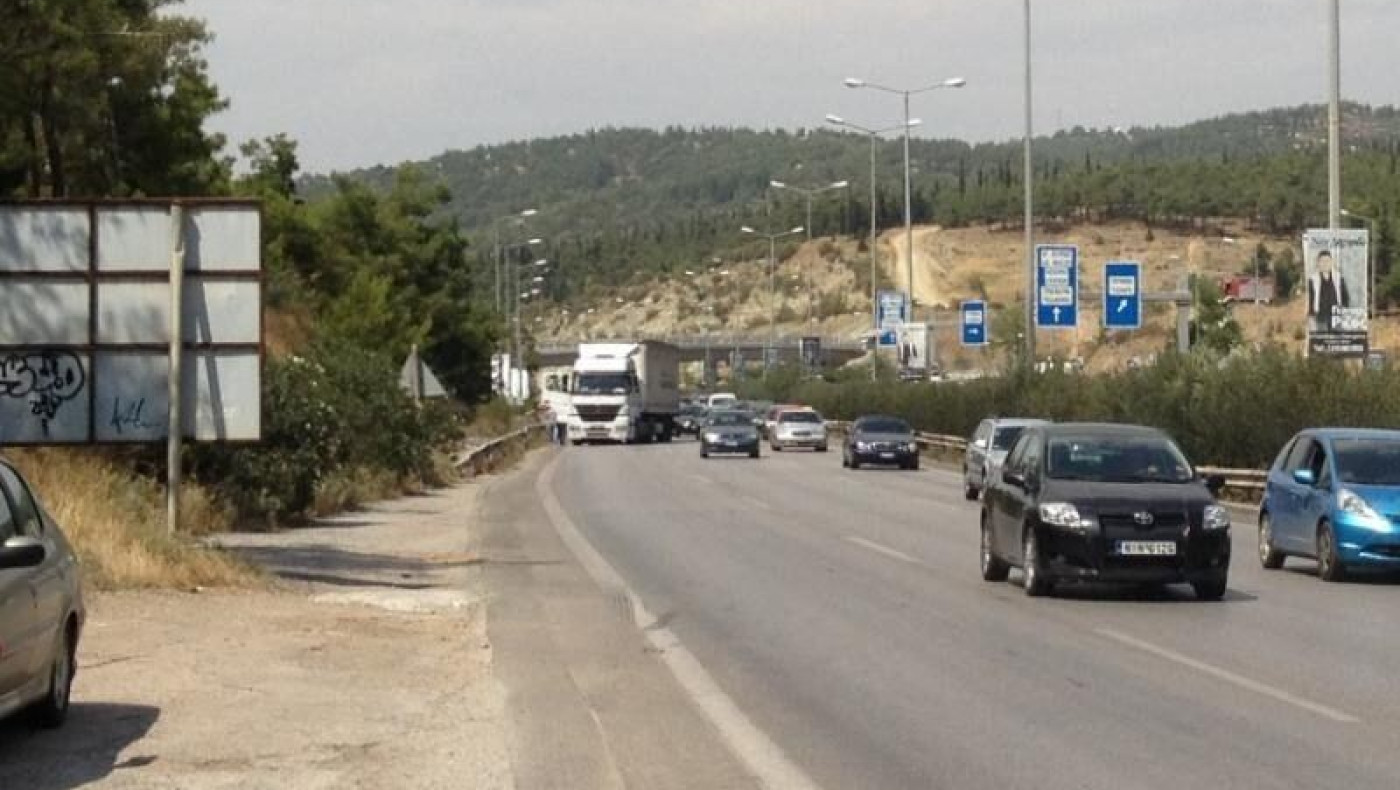 Τροχαίο στον Περιφερειακό στο ύψος της Νεαπόλεως