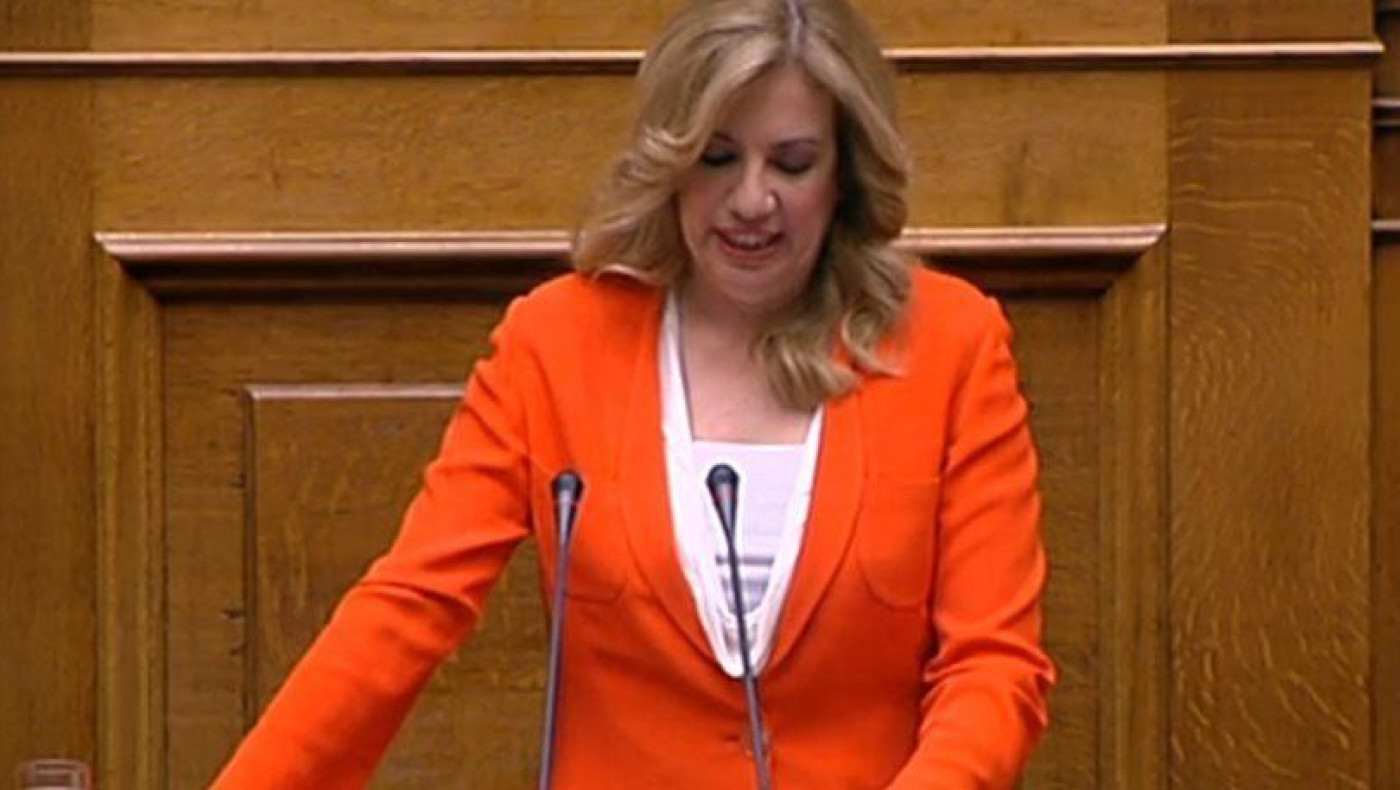 Γεννηματά: Αναγκαίο νέο συμβούλιο πολιτικών αρχηγών