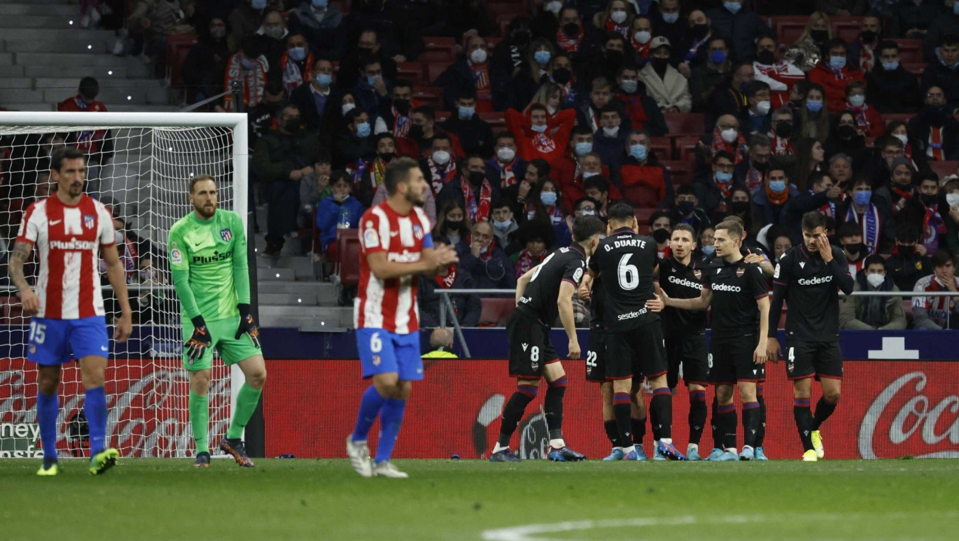 Ατλέτικο Μαδρίτης - Λεβάντε 0-1: Νέα «σφαλιάρα» και μένει πίσω στο κυνήγι της τετράδας