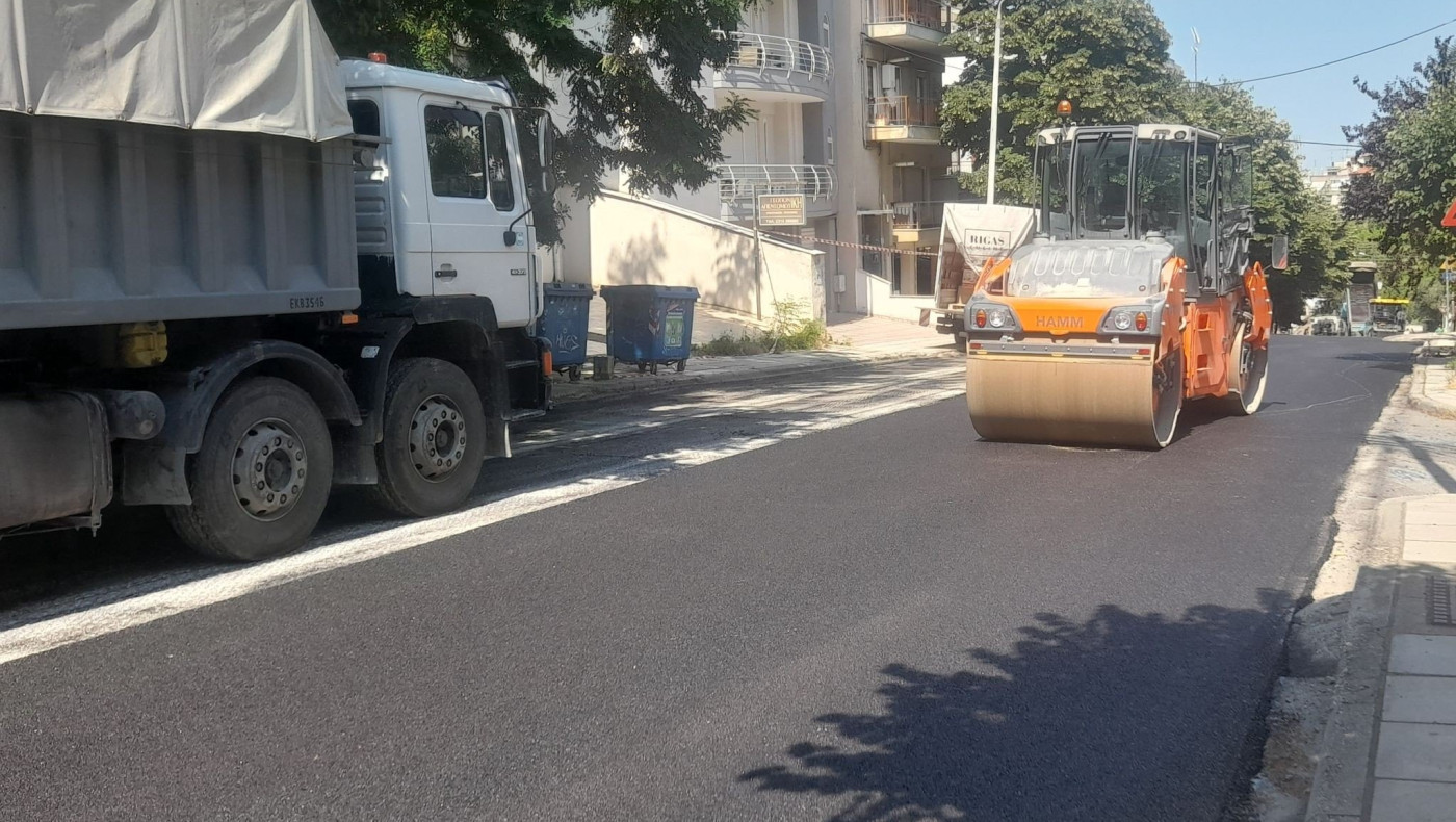 Θεσσαλονίκη: Εργασίες ασφαλτόστρωσης σήμερα σε Δωδεκανήσου και 26ης Οκτωβρίου