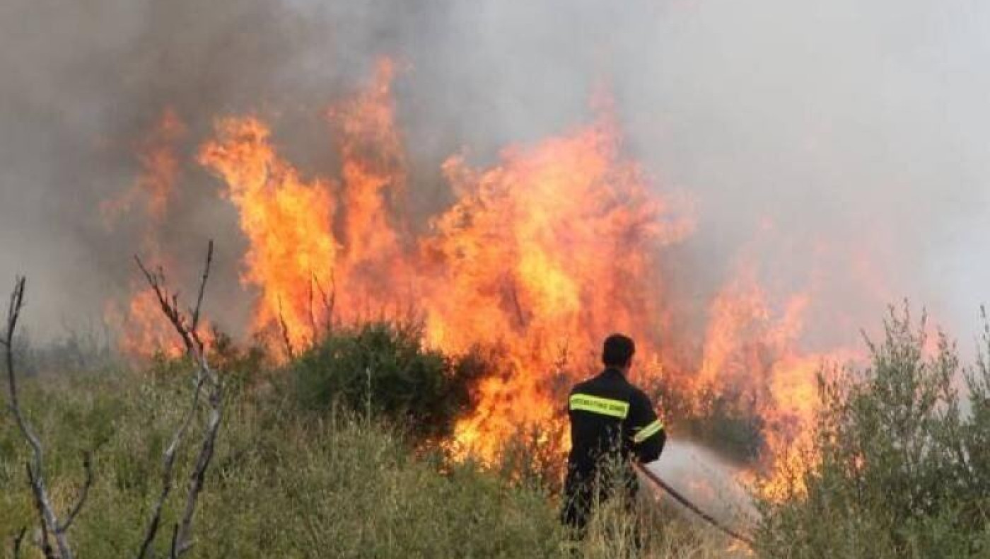 Πυρκαγιά ξέσπασε κοντά στον αρχαιολογικό χώρο των Αβδήρων Ξάνθης