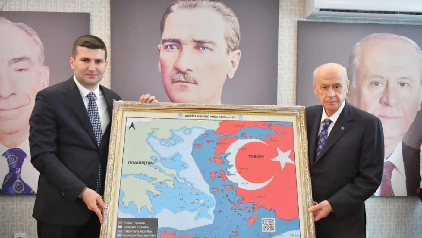 Χάρτης πρόκληση κατά της Ελλάδας από τον εταίρο του Ερντογάν