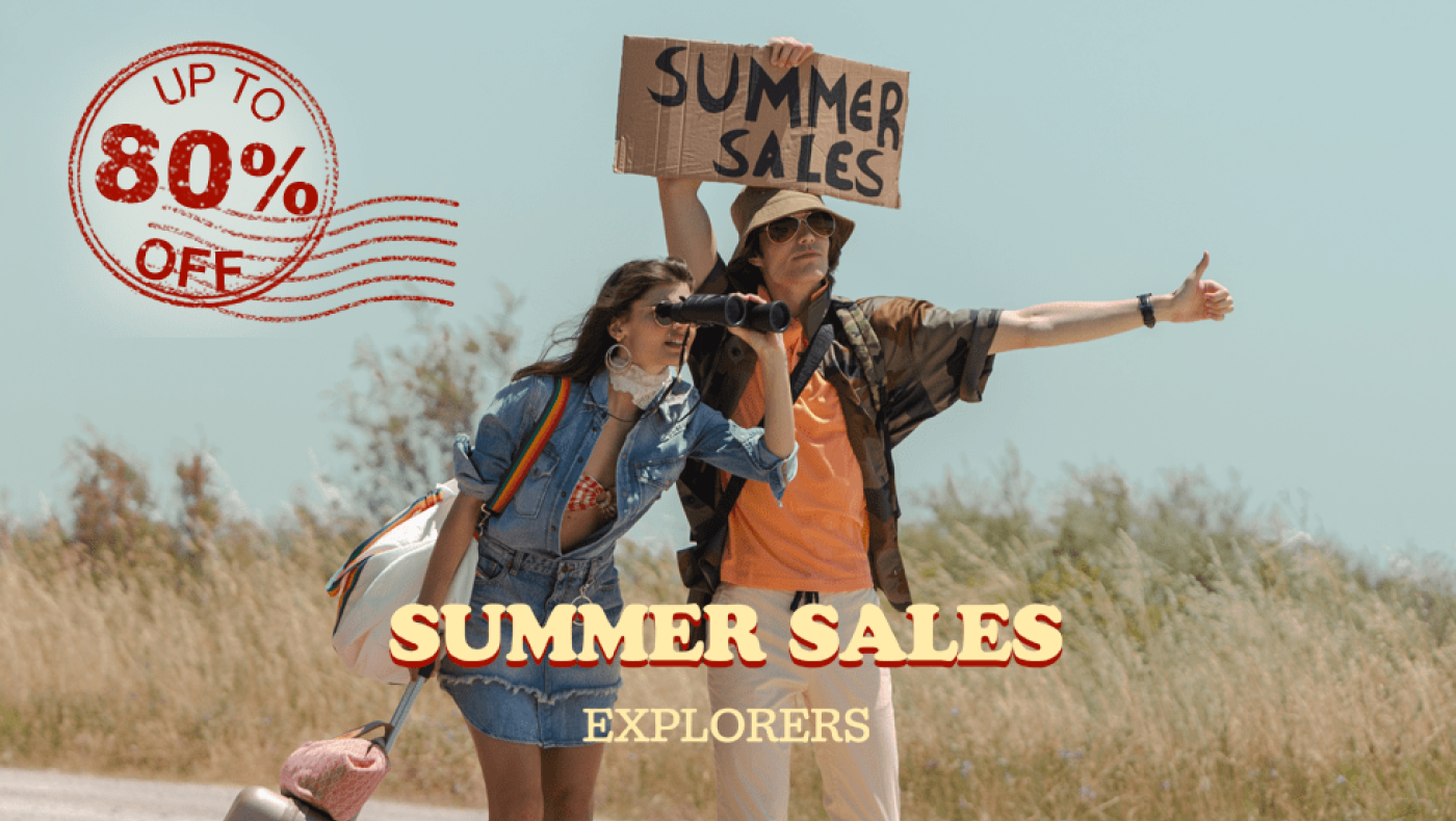 Summer Sale list:﻿ Όλα τα απαραίτητα για stylish διακοπές﻿ με Εκπτώσεις έως και -80%!
