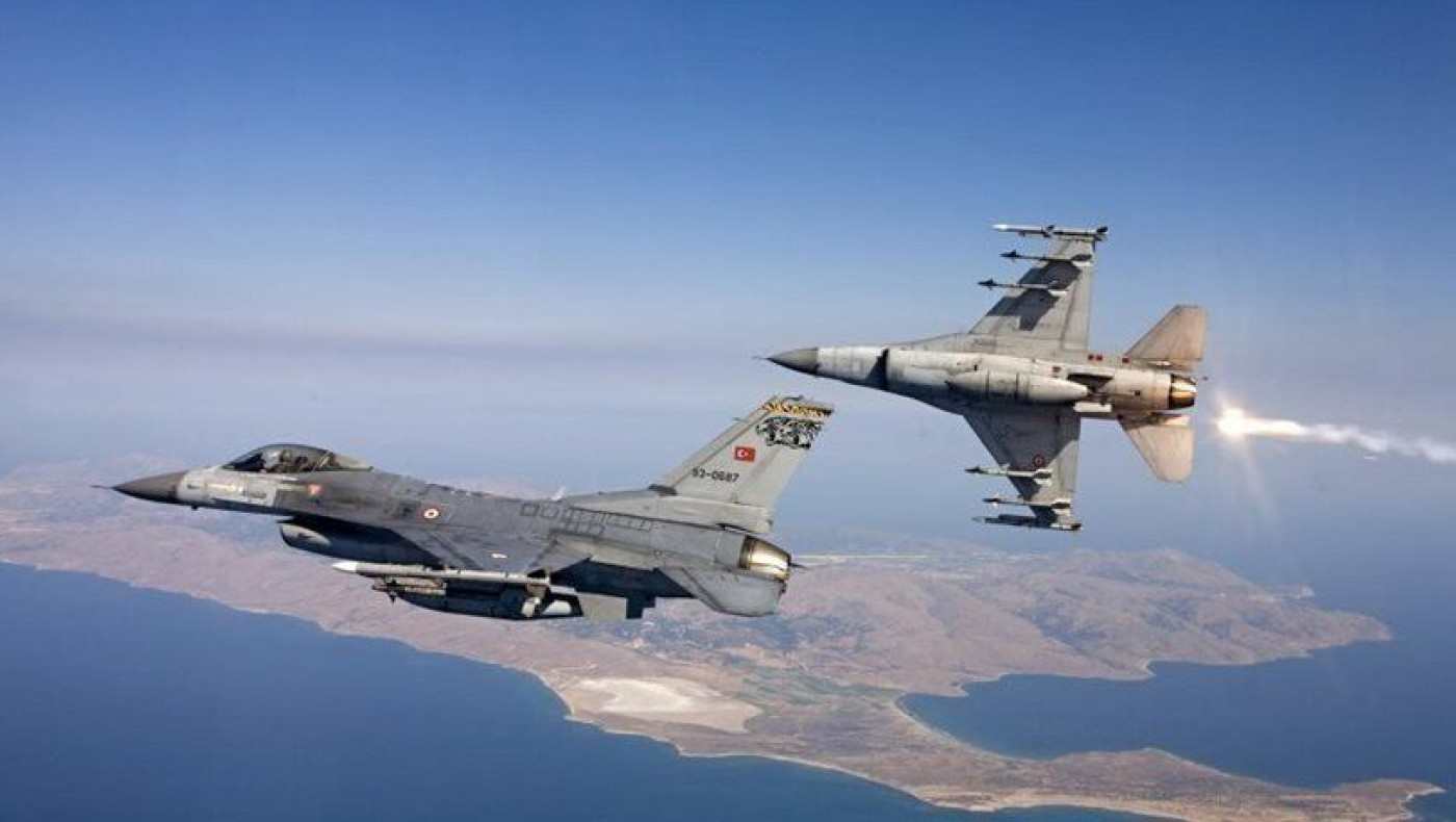 Υπέρπτηση δύο τουρκικών F-16 πάνω από το Φαρμακονήσι