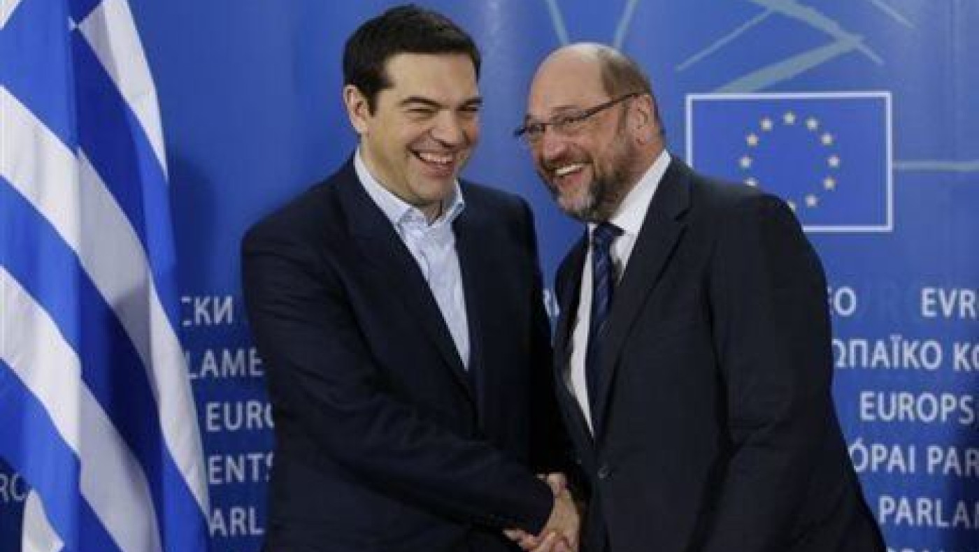 Τσίπρας - Σουλτς: Συνάντηση με το βλέμμα στην αξιολόγηση του προγράμματος 