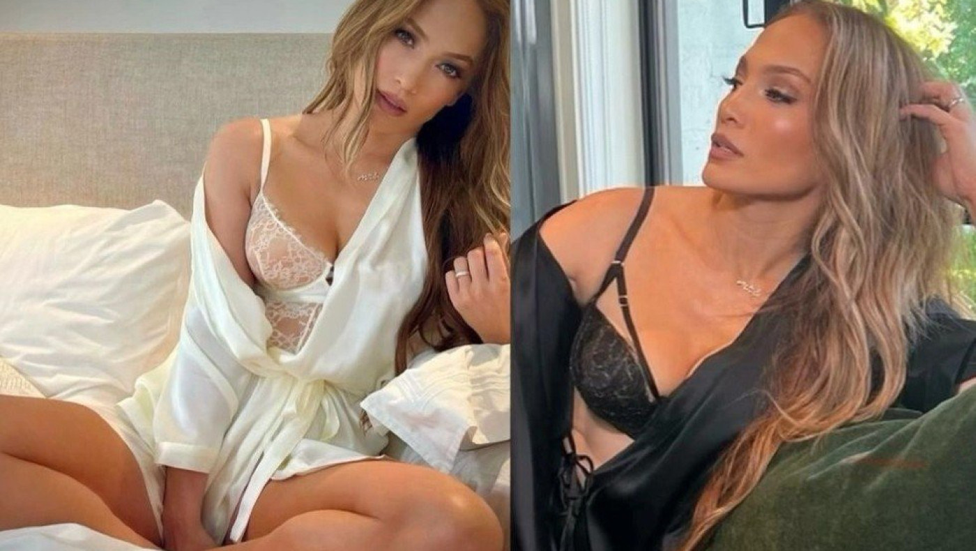 H Τζένιφερ Λόπεζ ποζάρει με τα εσώρουχά της