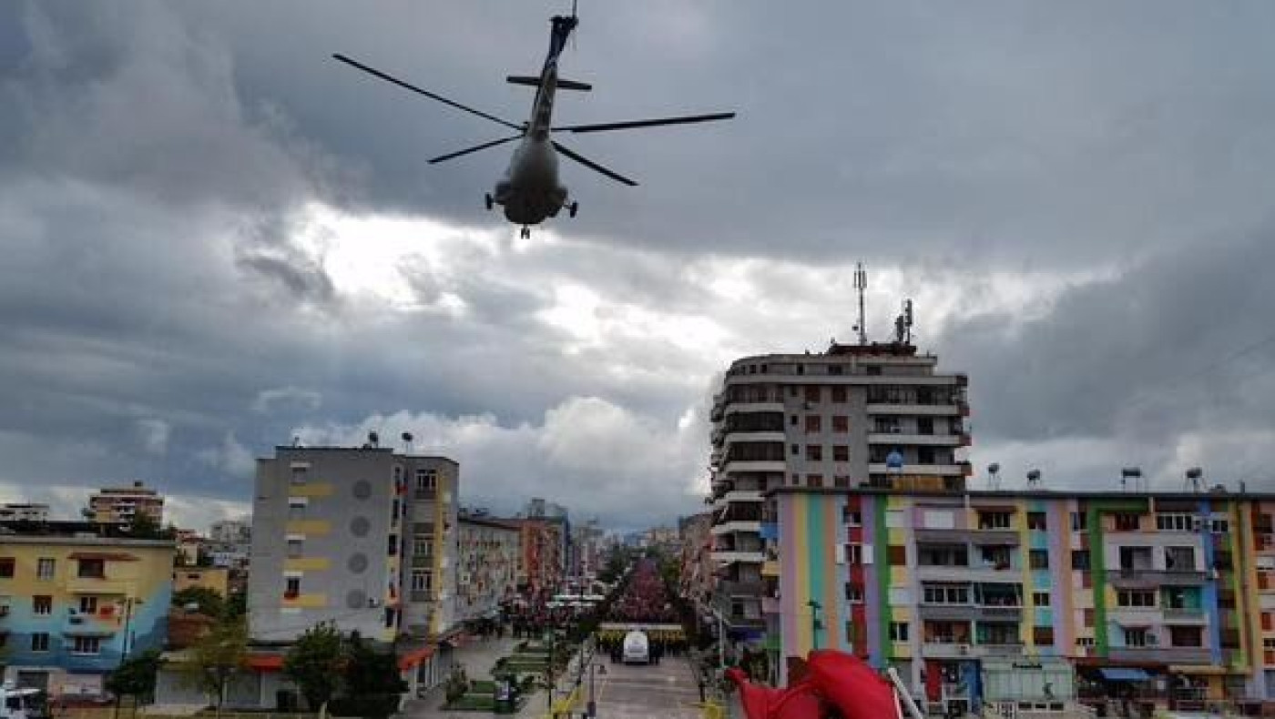 Ελικόπτερα στο Ελμπασάν (video)