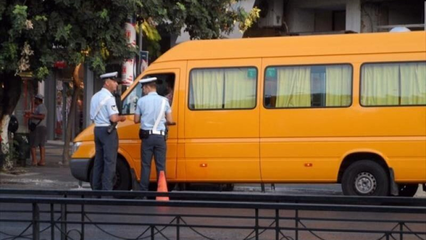 Έλεγχοι της Τροχαίας Θεσσαλονίκης σε σχολικά λεωφορεία