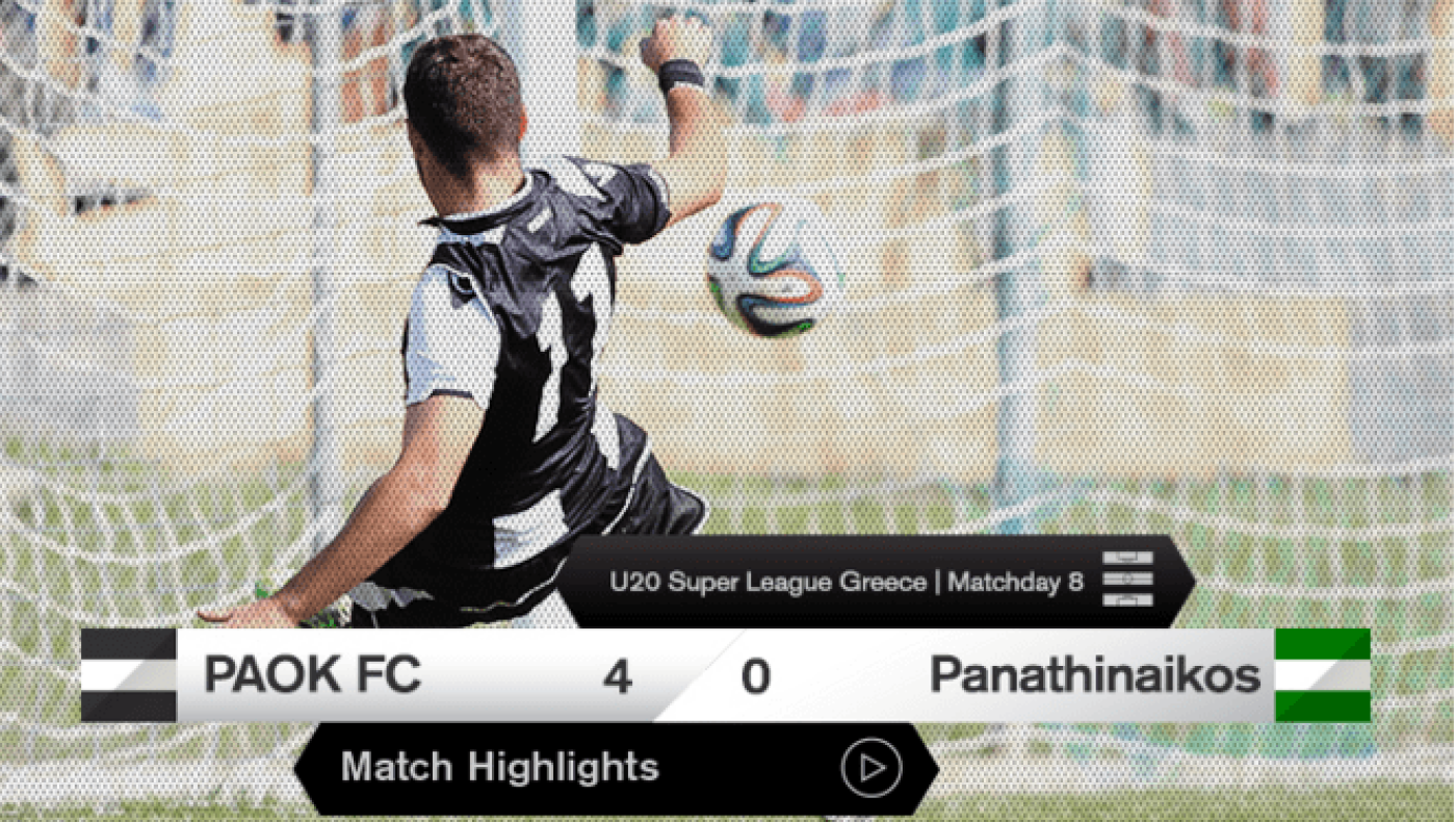 Τα στιγμιότυπα του ΠΑΟΚ-Παναθηναϊκός-Κ-20- (vid)