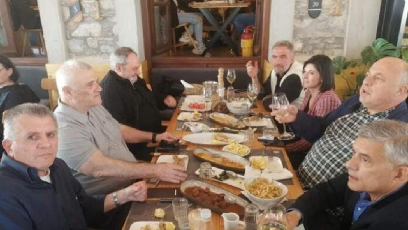 Βόλος-ΑΕΚ: Γευμάτισαν σε τσιπουράδικο Μπέος και Μελισσανίδης