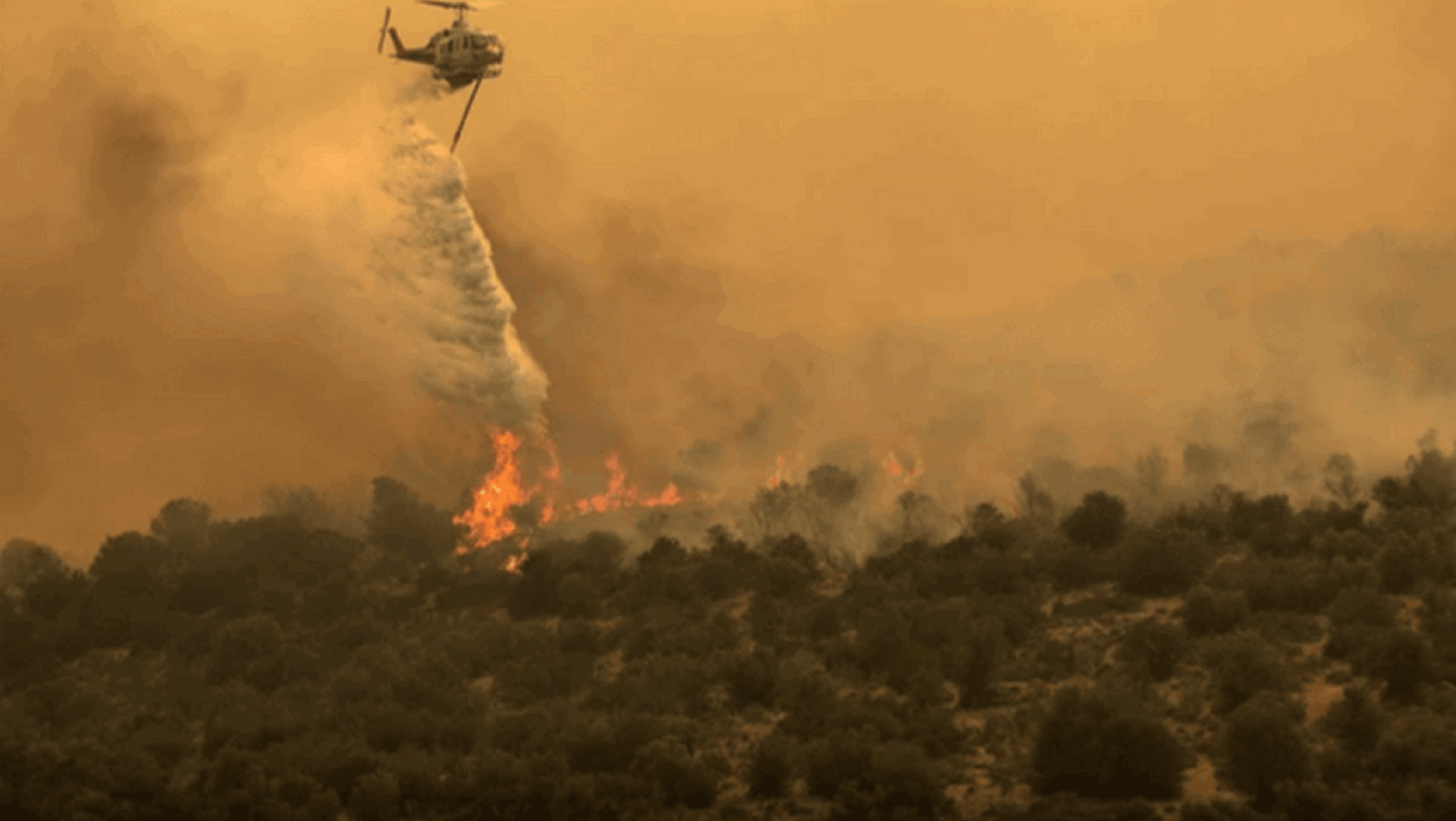 Πυρκαγιές: Ποιες περιοχές γίνονται «πορτοκαλί» λόγω υψηλών θερμοκρασιών και ανέμων