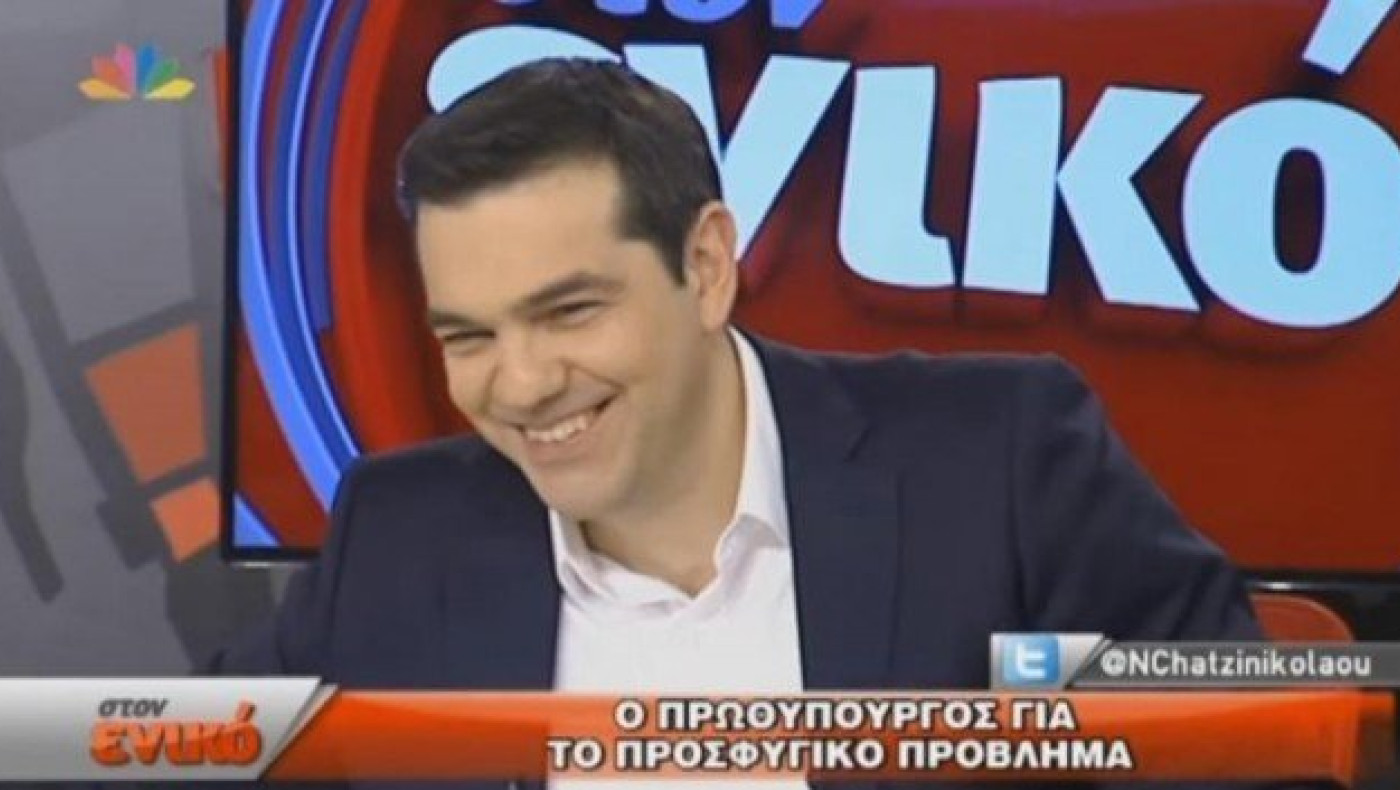 Γκάφα: Εριξε το νερό στο στούντιο του «Ενικού» ο Αλέξης Τσίπρας!