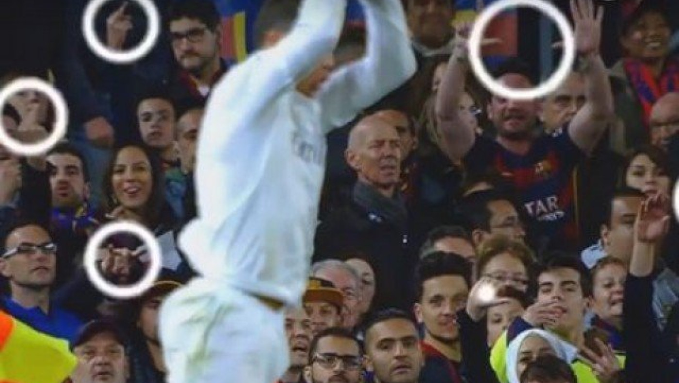 Η παρακάμερα των χειρονομιών και των ύβρεων στον Ρονάλντο (VIDEO)