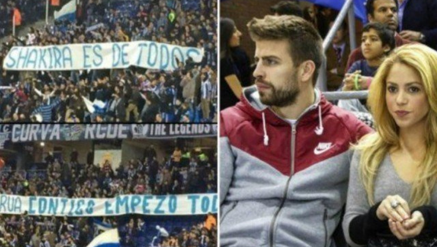 To πανό για τη Σακίρα κόστισε ακριβά στην Εσπανιόλ! (pic)