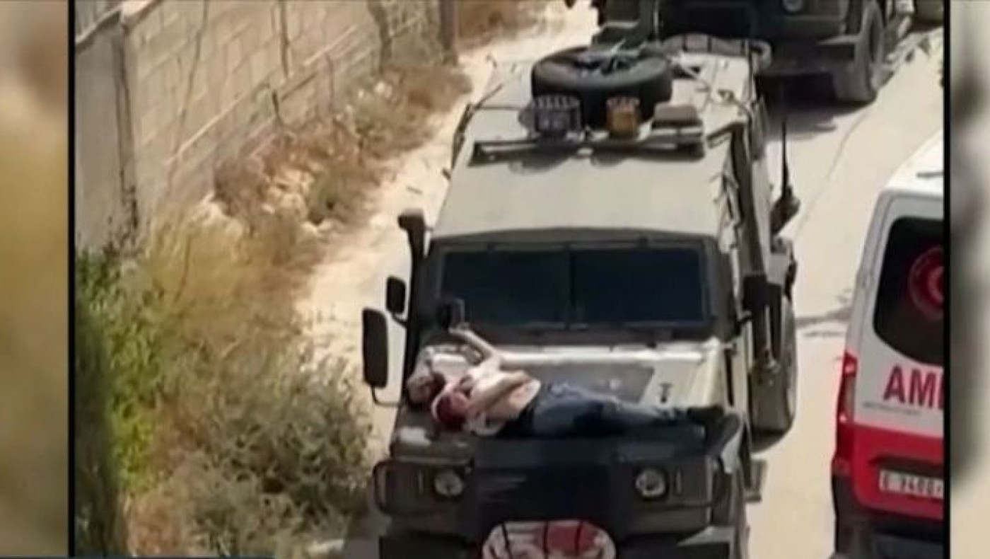 Σάλος! Ισραηλινοί έδεσαν Παλαιστίνιο στο καπό στρατιωτικού οχήματος