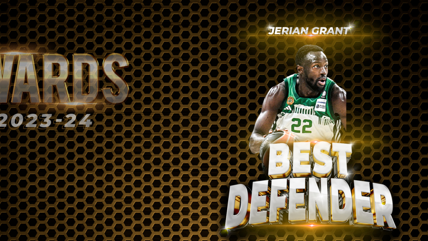 Stoiximan Basket League: Καλύτερος αμυντικός ο Τζέριαν Γκράντ