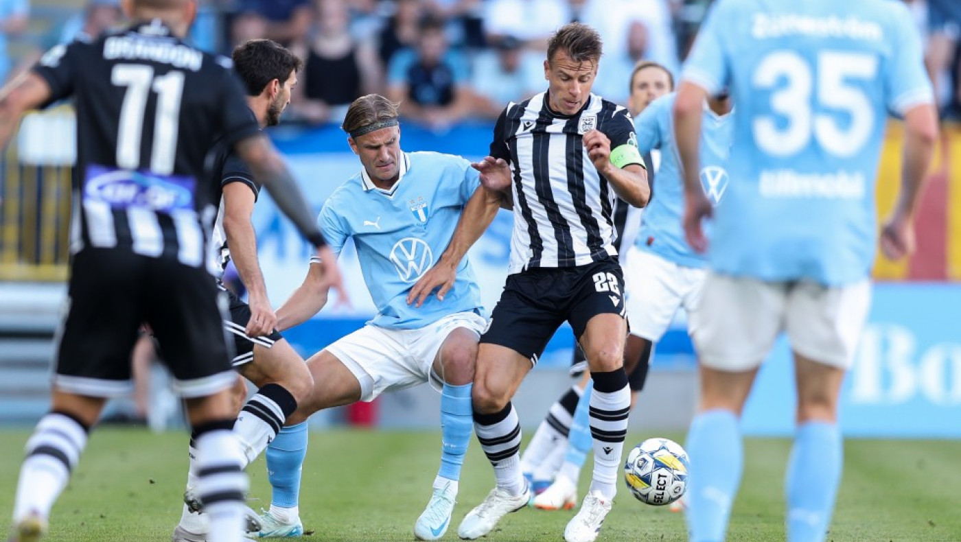 Ο Νανάσι βάζει τη Μάλμε ξανά μπροστά στο σκορ στο ματς με τον ΠΑΟΚ