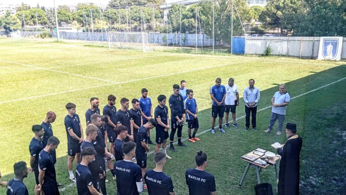 Ηρακλής: Εγινε ο καθιερωμένος αγιασμός, ο Οφρυδόπουλος ανακοίνωσε την αποστολή για το Αμύνταιο