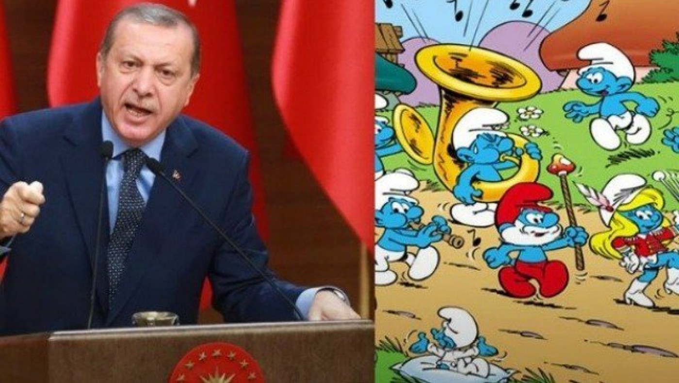 Τουρκία: Ο Ερντογάν τώρα «τα βάζει» και με τα Στρουμφάκια!
