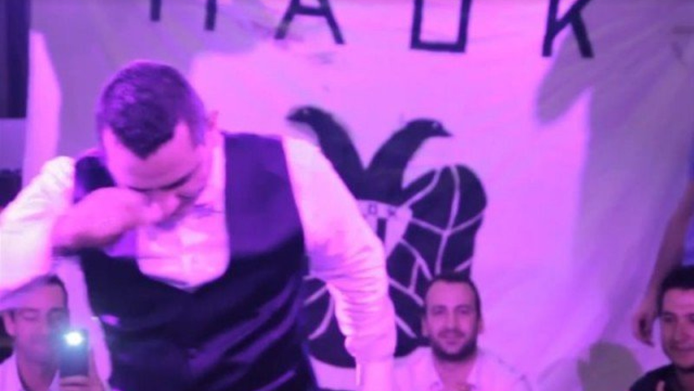 Χόρεψε το «Μαγκιά μου που ΄μαι ΠAOKτσής» ο γαμπρός (vid)