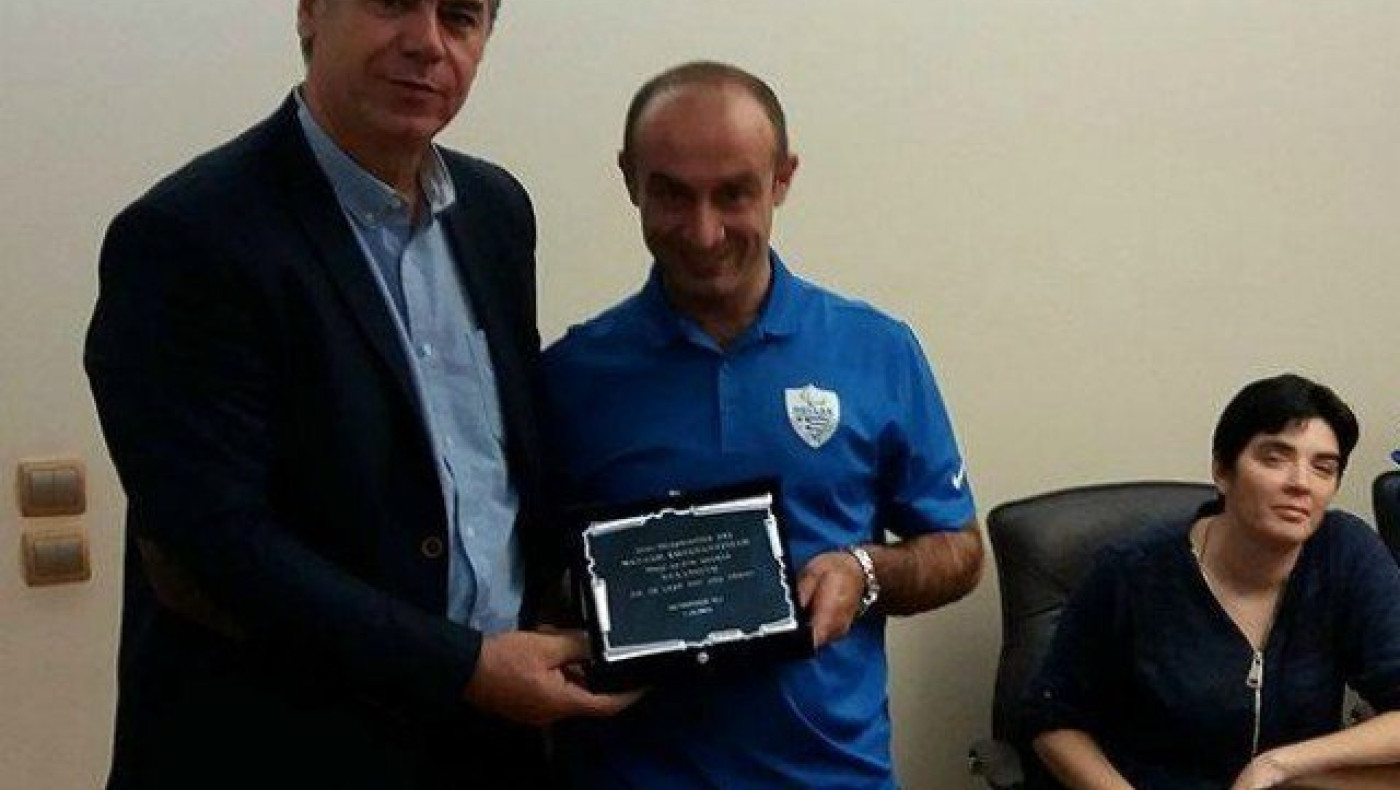 Ο όμιλος Metromedia τίμησε τον χρυσό ολυμπιονίκη, Σάκη Κωνσταντινίδη