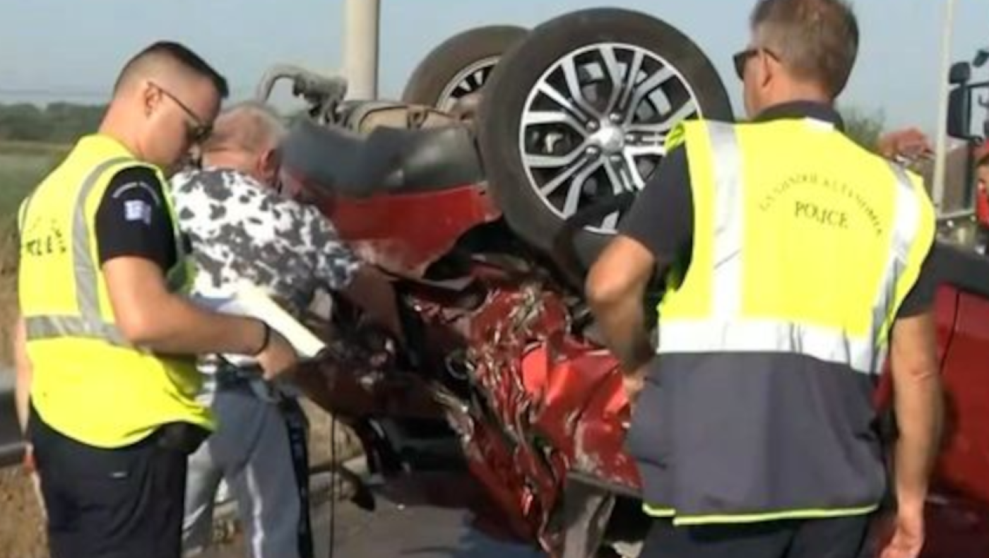 Θεσσαλονίκη: Ξεκόλλησε ρυμουλκό νταλίκας και έπεσε πάνω σε ΙΧ στα Μάλγαρα