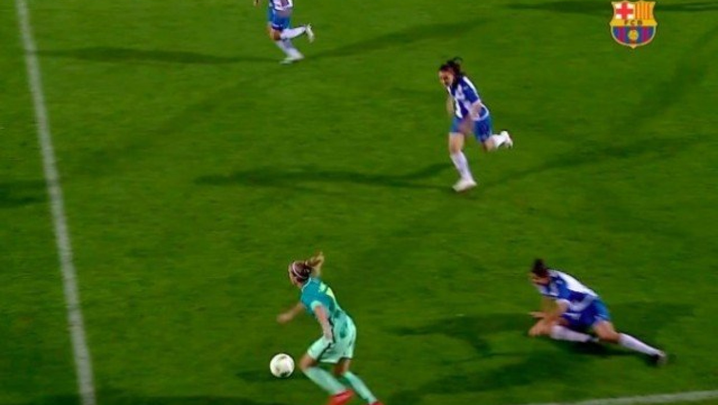 Θηλυκός Μέσι σκορπίζει         την άμυνα της Εσπανιόλ (vid)