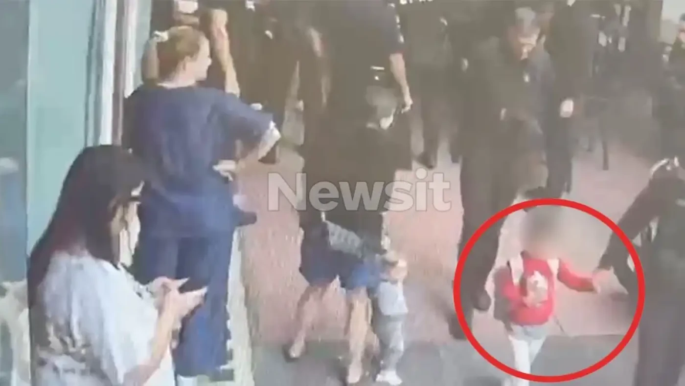 Άγιος Παντελεήμονας: Βίντεο ντοκουμέντο με την 4χρονη στην Αχαρνών