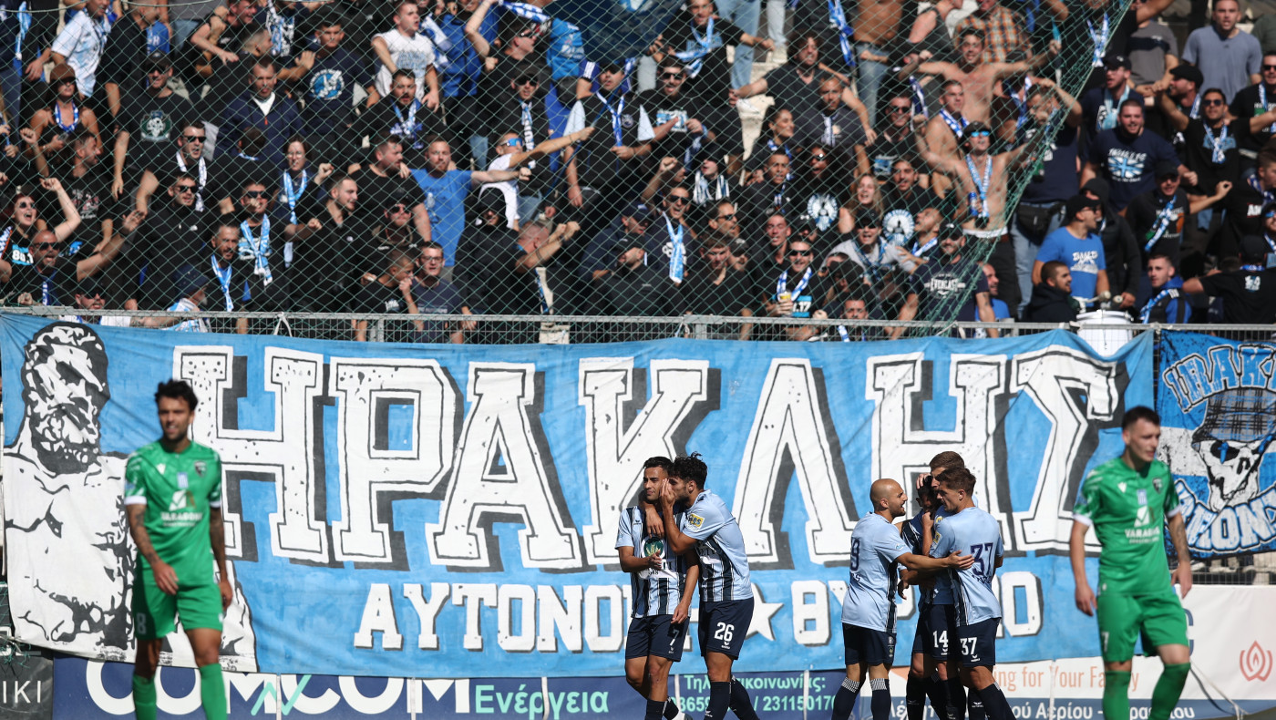 Ο κόσμος του Ηρακλή έστειλε το μήνυμα μετά τη νίκη στην Ευκαρπία