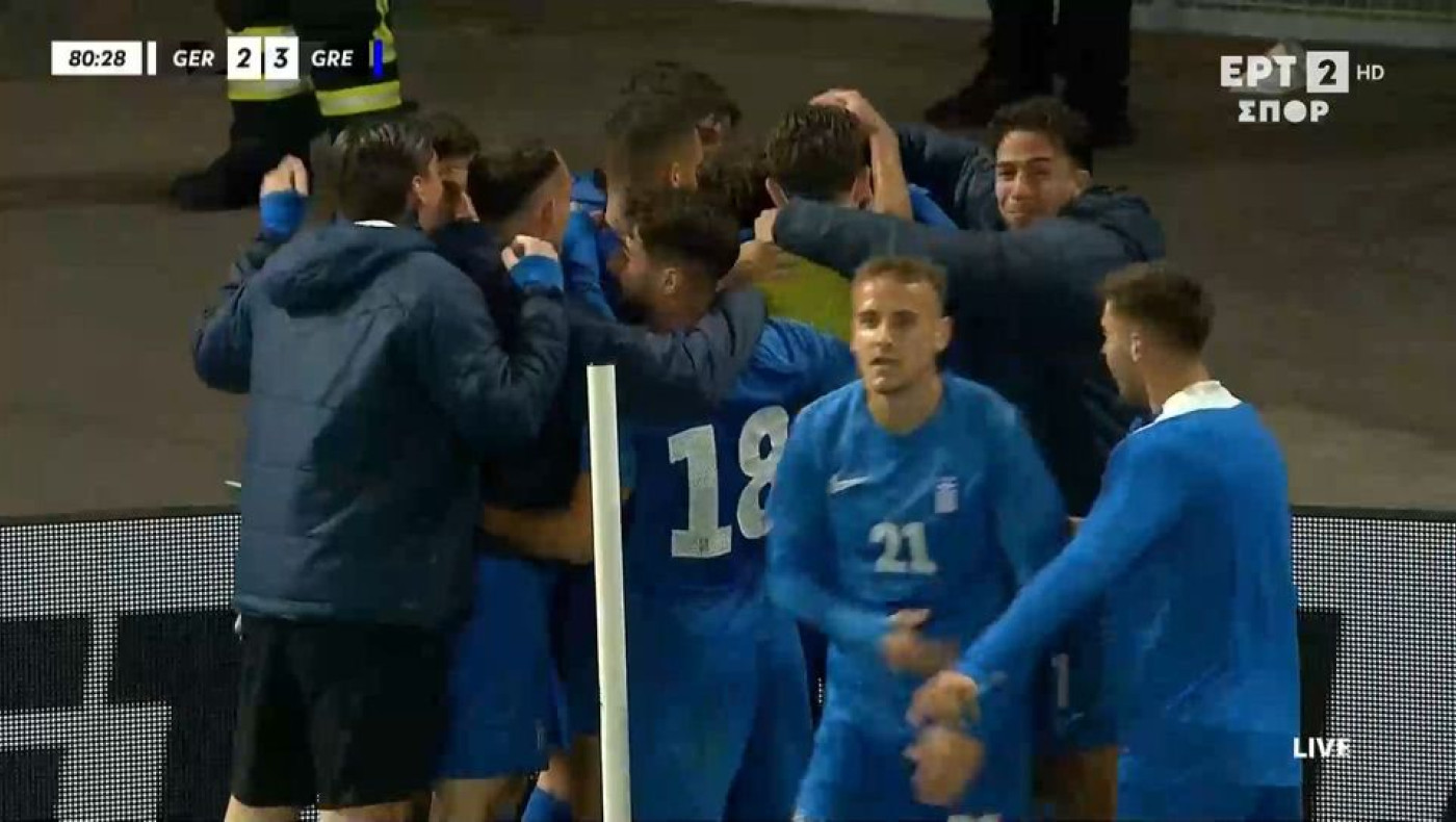 Γερμανία-Ελλάδα: Ο Ράλλης με τρομερό σουτ δίνει ξανά προβάδισμα στην Εθνική