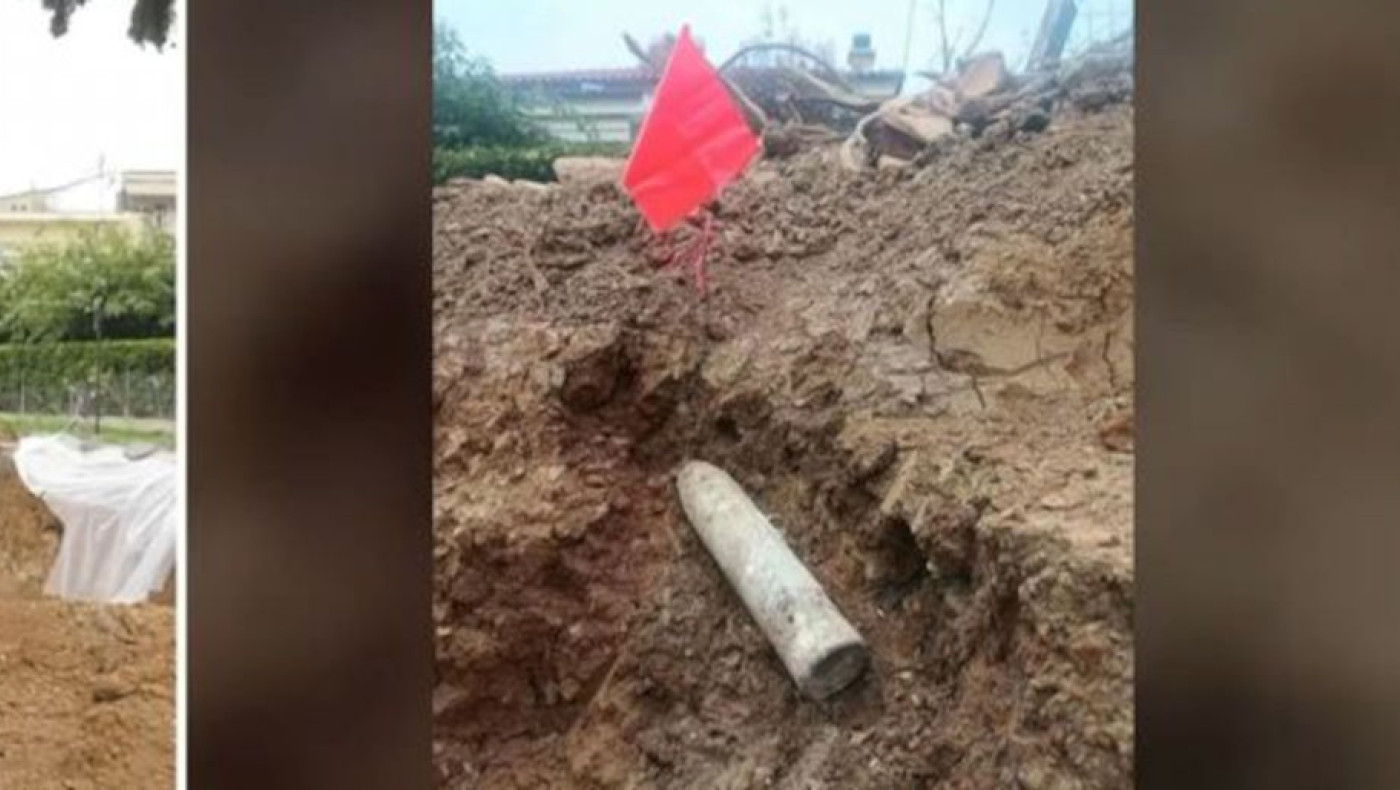 Θεσσαλονίκη: Οβίδα σε νεοαναγειρόμενη πολυκατοικία στη Θέρμη!