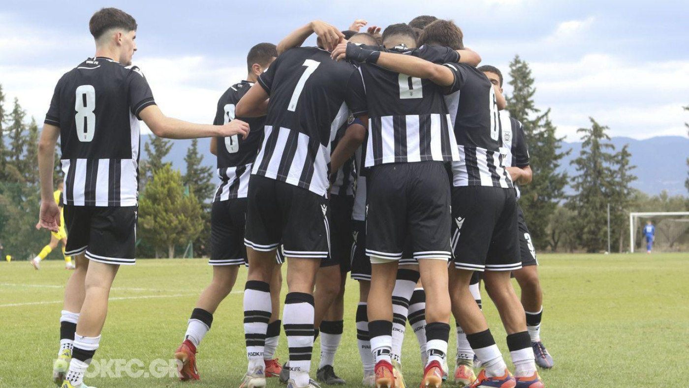 ΠΑΟΚ Κ17: Οι Λούσκα και Γκέρσος σκόραραν στην σπουδαία νίκη επί της ΑΕΚ